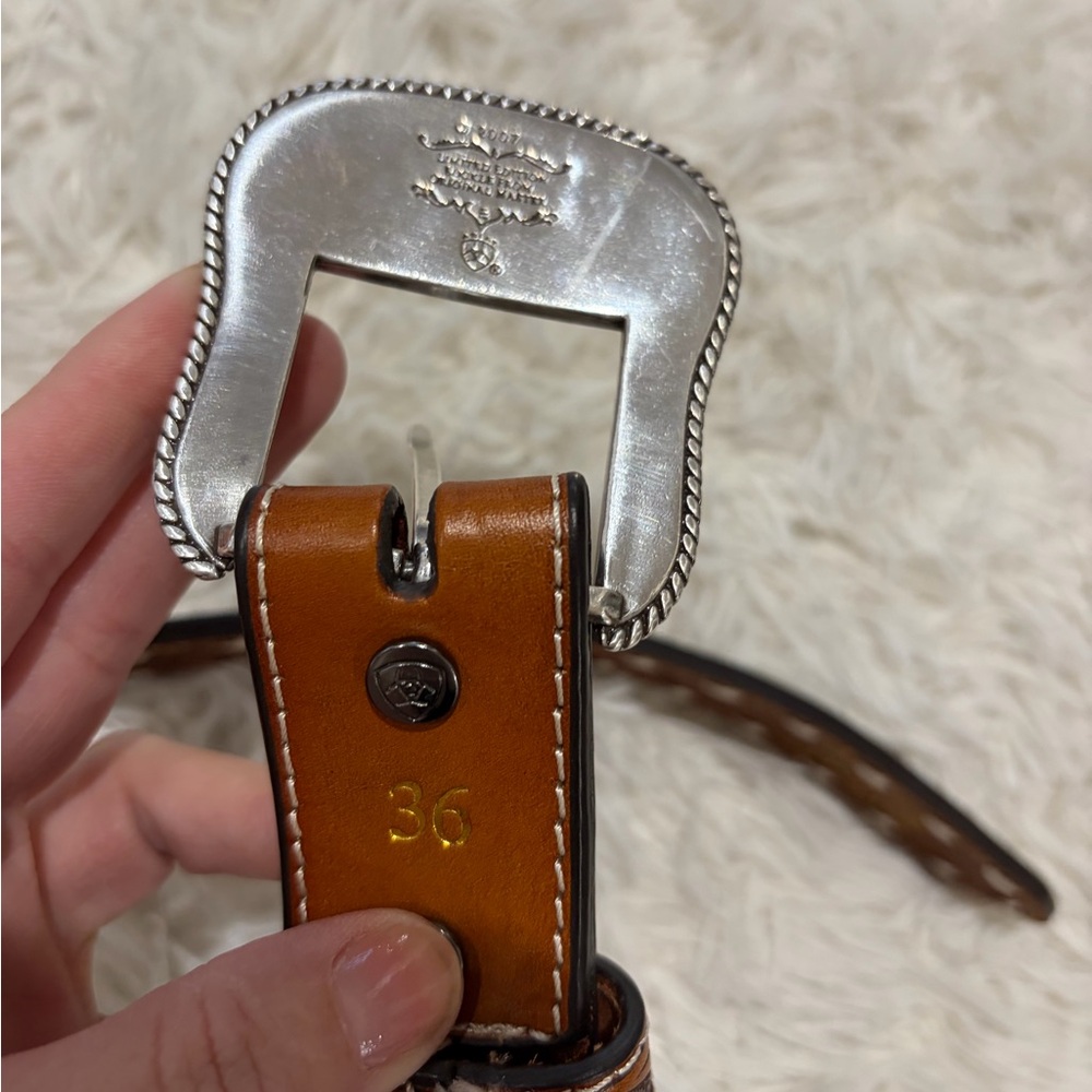 Ariat Genuine Leather belt - Picture 2 of 7